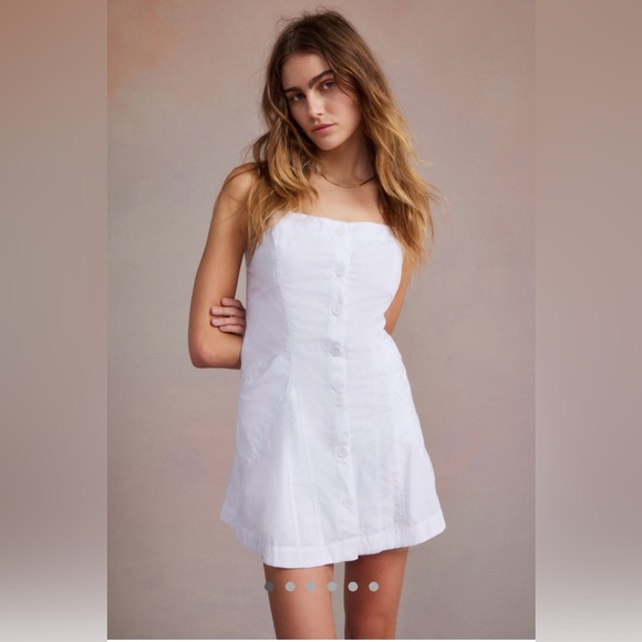 Urban Outfitters Teega Button Mini Dress (NEW) super cute & with pockets!! - Picture 1 of 12